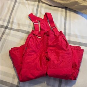 Girls snow bibs